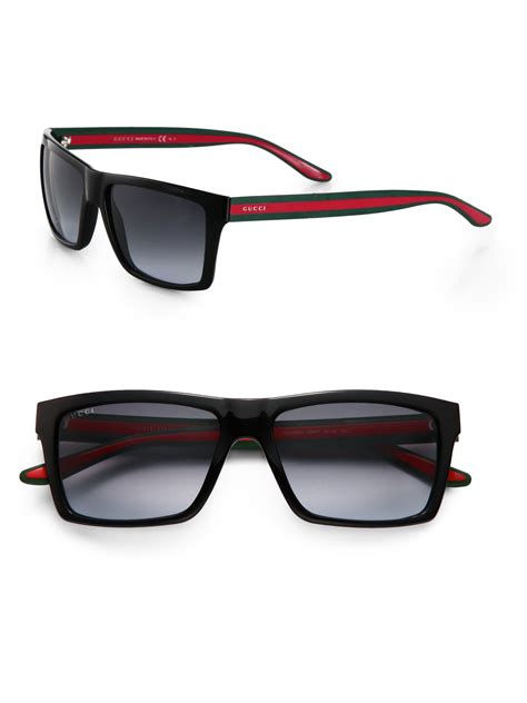 black gucci sunglasses clarity vision|Gucci black sunglasses for men.